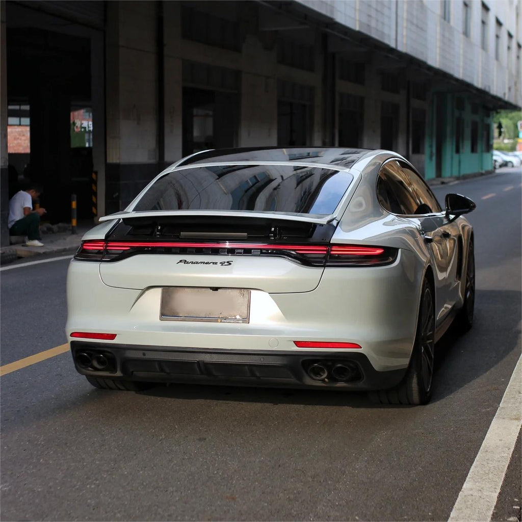 Gloss Metallic Martin Silver Grey Car Vinyl Wrap Porsche PET product image 6 - Veloro metallic vinyl wrap