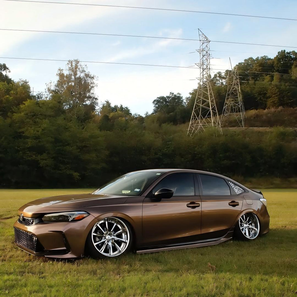 Gloss Metallic Metal Brown Car Vinyl Wrap PET product image 2 - Veloro metallic vinyl wrap