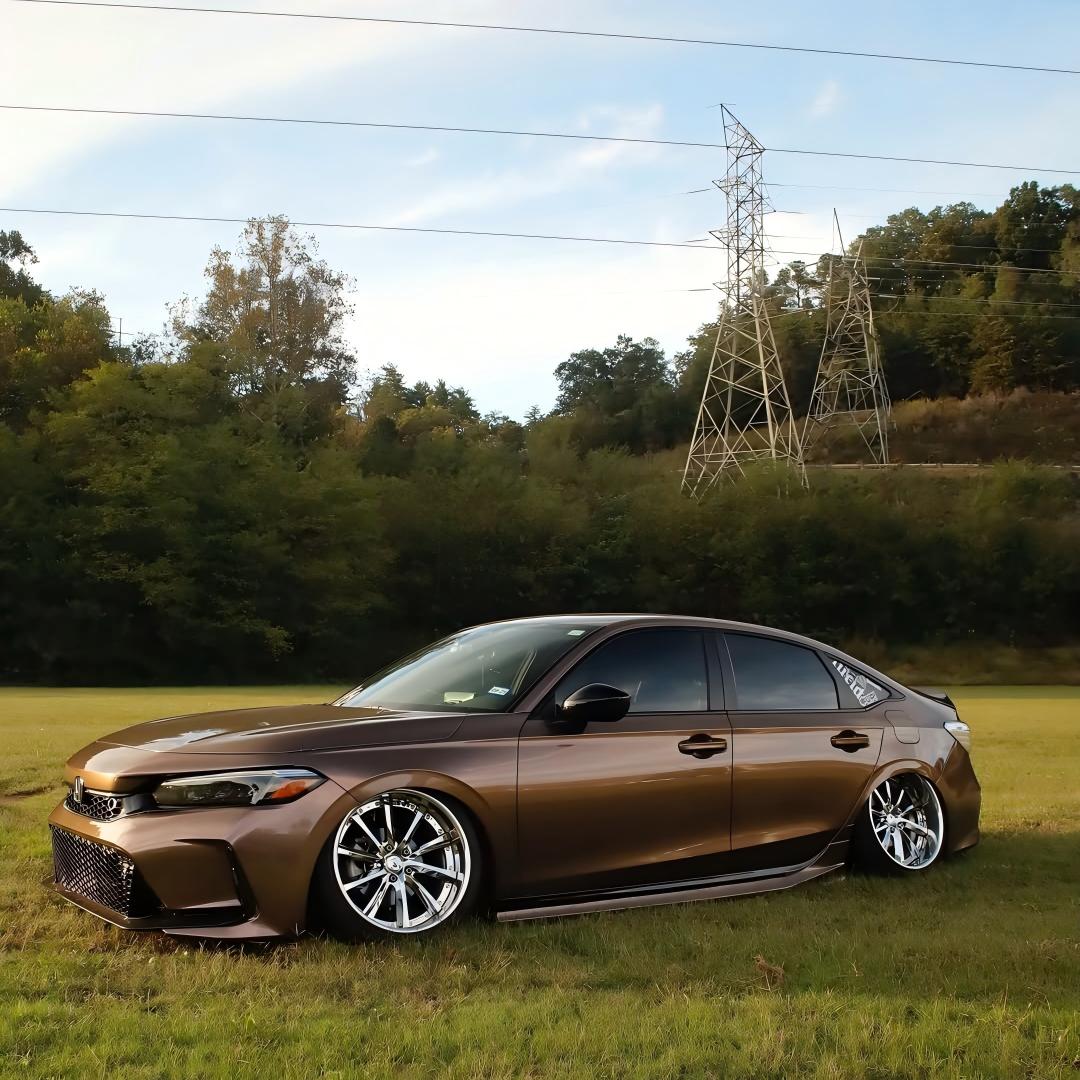 Gloss Metallic Metal Brown Car Vinyl Wrap PET product image 2 - Veloro metallic vinyl wrap
