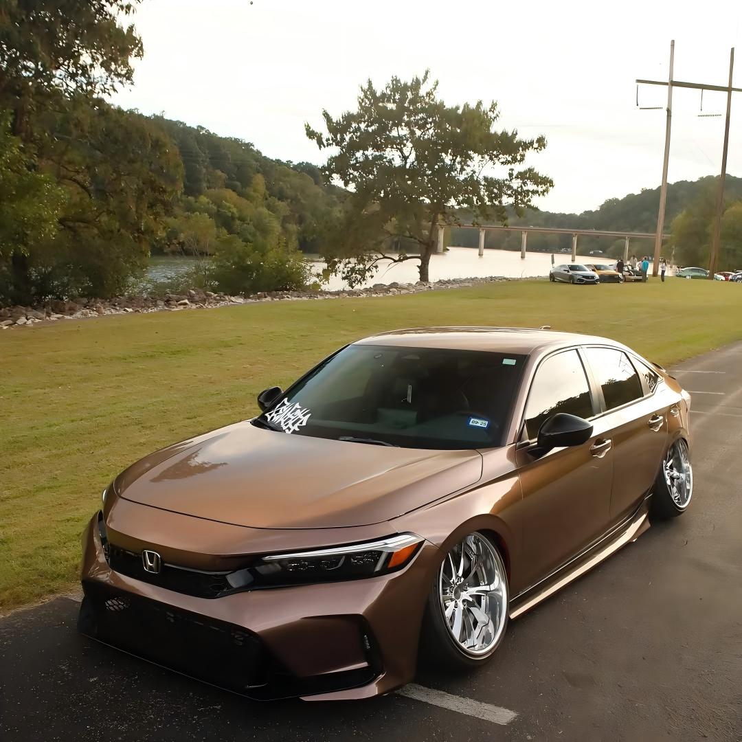 Gloss Metallic Metal Brown Car Vinyl Wrap PET product image 6 - Veloro metallic vinyl wrap
