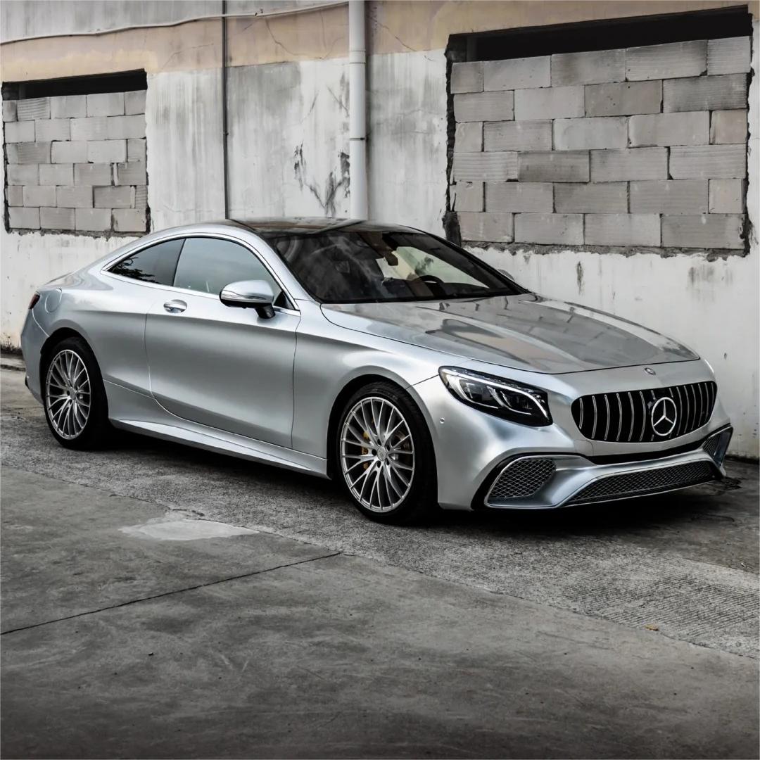 Gloss Metallic Metal Silver Car Vinyl Wrap product image 2 - Veloro metallic vinyl wrap