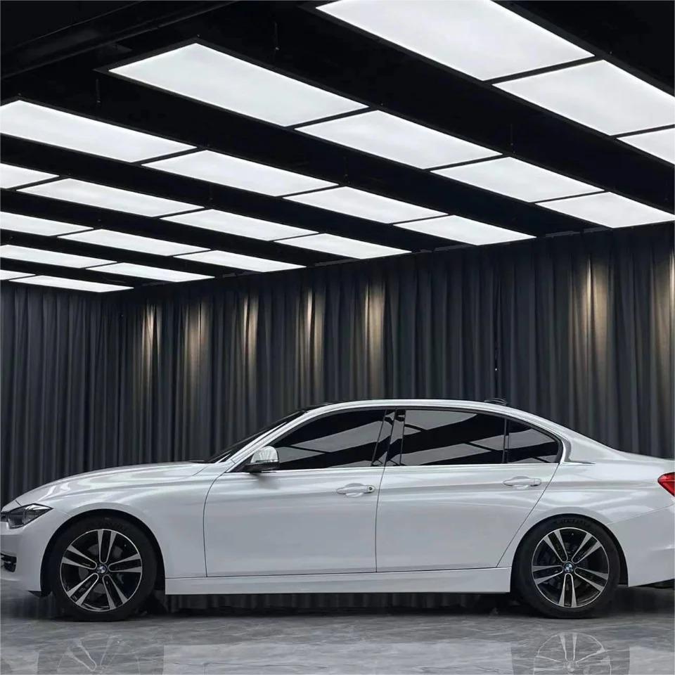 Gloss Metallic Pearl White Car Vinyl Wrap PET product image 5 - Veloro metallic vinyl wrap