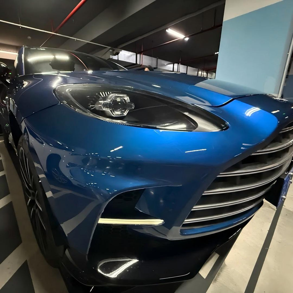 Gloss Metallic Midnight Blue Car Vinyl Wrap PET product image 6 - Veloro metallic vinyl wrap