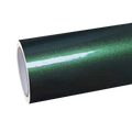 Glossy Paint Metalic Midnight Green Car Vinyl Wrap PET