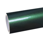 Glossy Paint Metalic Midnight Green Car Vinyl Wrap PET