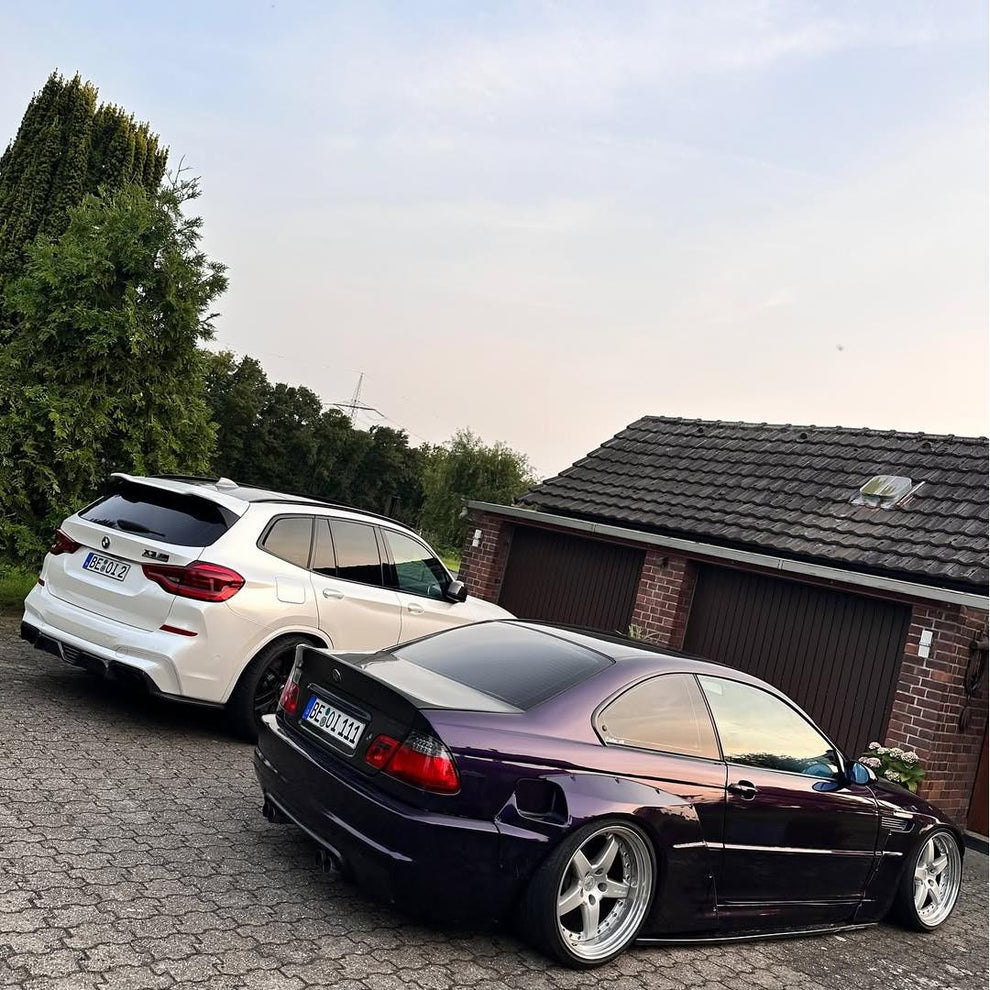 Gloss Metallic Midnight Purple Car Vinyl Wrap BMW PET product image 6 - Veloro metallic vinyl wrap