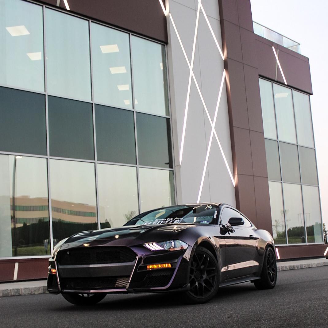 Gloss Metallic Midnight Purple Car Vinyl Wrap BMW PET product image 12 - Veloro metallic vinyl wrap