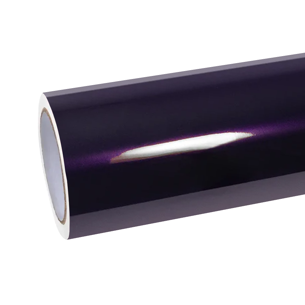 Gloss Metallic Midnight Purple Car Vinyl Wrap BMW PET product image 2 - Veloro metallic vinyl wrap