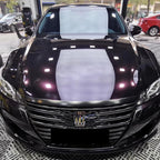 Gloss Metallic Midnight Red Car Vinyl Wrap PET product image 3 - Veloro metallic vinyl wrap