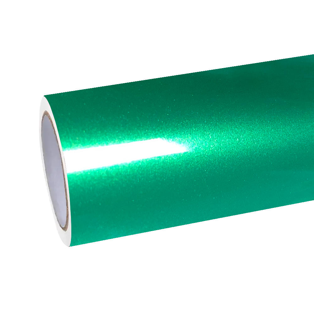 Gloss Metallic MIUI Emerald Green Car Vinyl Wrap PET product image 2 - Veloro metallic vinyl wrap
