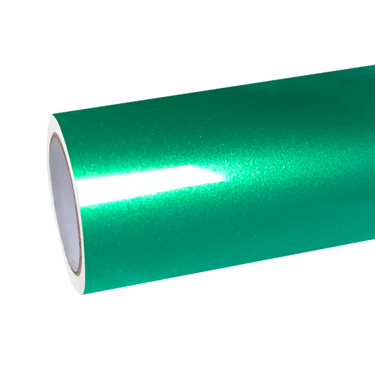 Gloss Metallic MIUI Emerald Green Car Vinyl Wrap PET product image 2 - Veloro metallic vinyl wrap