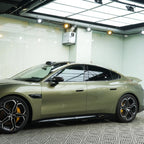 Gloss Metallic MIUI Olive Green Car Vinyl Wrap PET product image 6 - Veloro metallic vinyl wrap