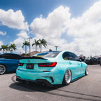 Gloss Metallic Neon Ice Blue Car Vinyl Wrap product image 4 - Veloro metallic vinyl wrap