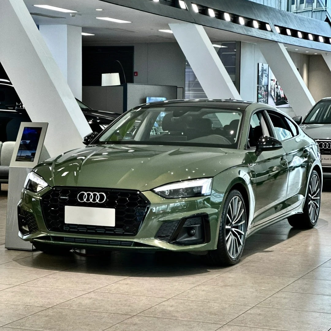 Gloss Metallic Olive Green Car Vinyl Wrap PET product image 3 - Veloro metallic vinyl wrap