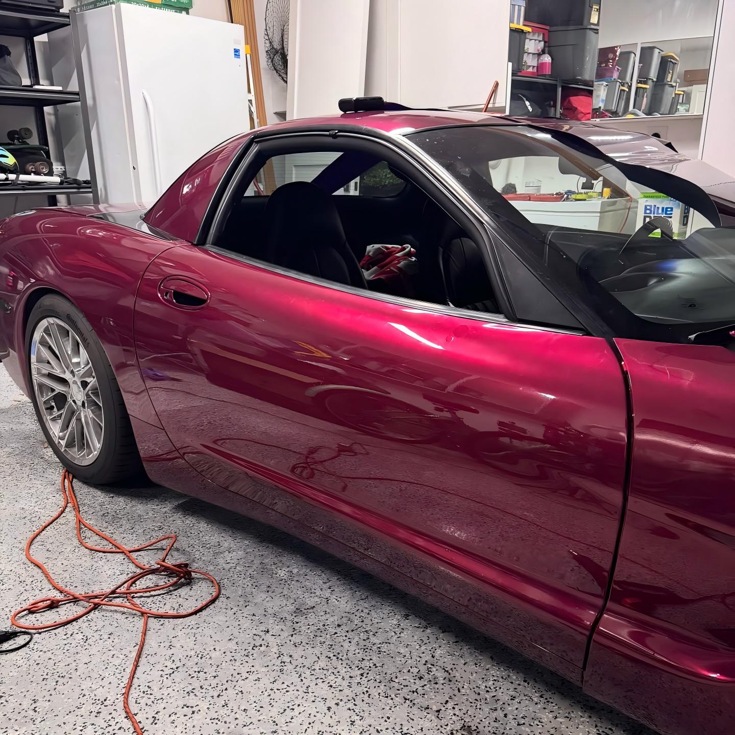 Gloss Metallic Pagoda Red Car Vinyl Wrap PET product image 6 - Veloro metallic vinyl wrap