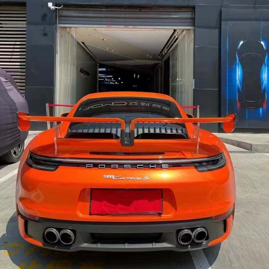Gloss Metallic Paint Orange Car Vinyl Wrap PET product image 3 - Veloro metallic vinyl wrap