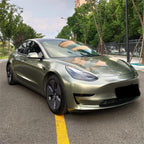 Gloss Metallic Pangu Green Car Vinyl Wrap product image 2 - Veloro metallic vinyl wrap