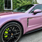 Gloss Metallic Passion Pink Car Vinyl Wrap Bentley GT PET product image 7 - Veloro metallic vinyl wrap