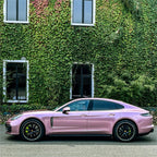 Gloss Metallic Passion Pink Car Vinyl Wrap Bentley GT PET product image 6 - Veloro metallic vinyl wrap