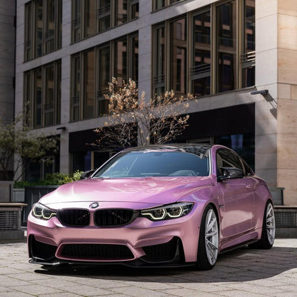 Gloss Metallic Passion Pink Car Vinyl Wrap Bentley GT PET product image 3 - Veloro metallic vinyl wrap