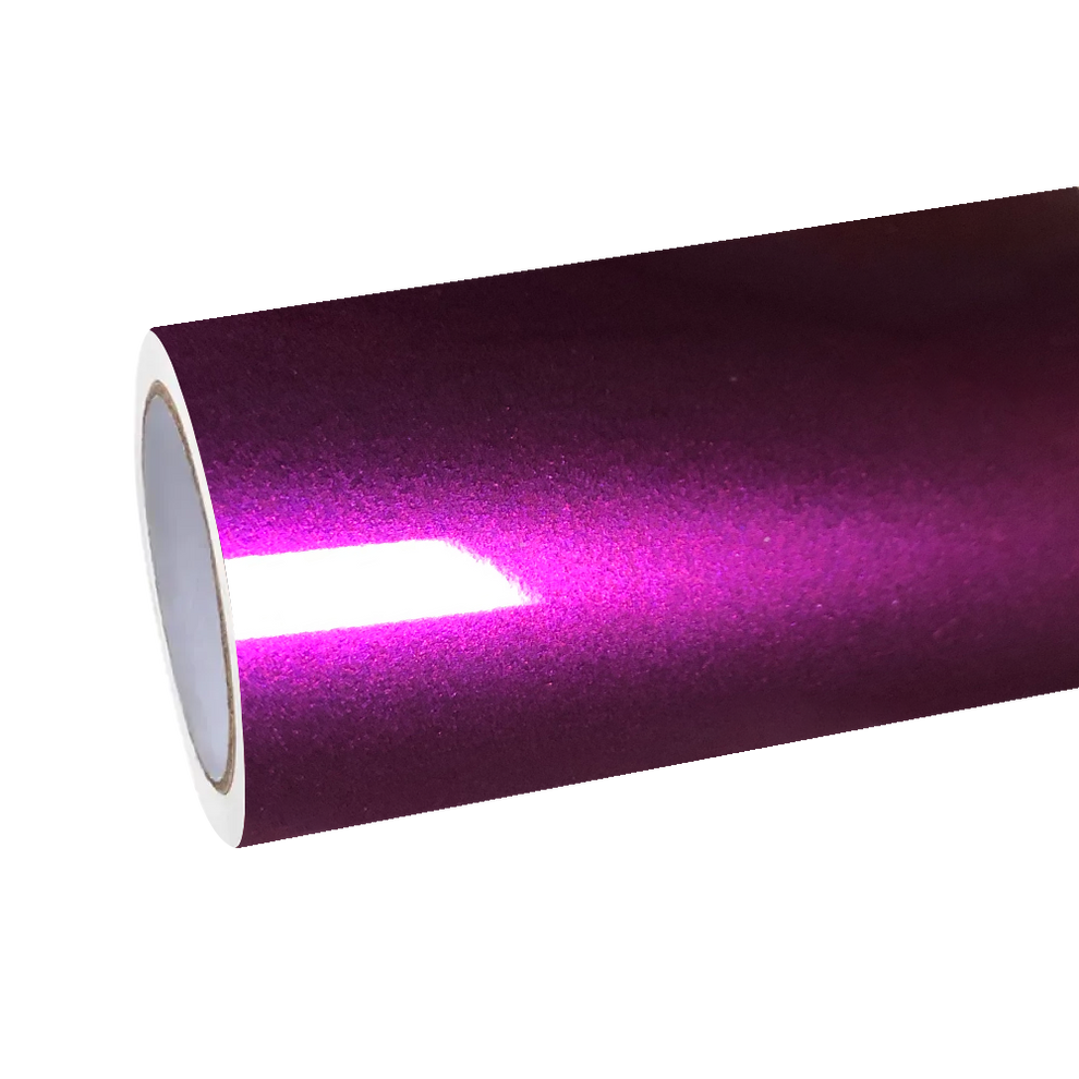 Gloss Metallic Passionate Purple Car Vinyl Wrap PET product image 2 - Veloro metallic vinyl wrap