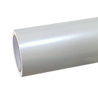 Gloss Metallic Pearl White Car Vinyl Wrap PET