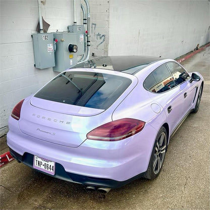 Gloss Metallic Periwinkle Purple Car Vinyl Wrap PET product image 4 - Veloro metallic vinyl wrap