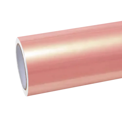 Gloss Metallic Coral Peach Gold Pink Vinyl Car Wrap