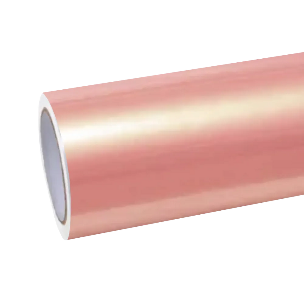 Gloss Metallic Coral Peach Gold Pink Vinyl Car Wrap