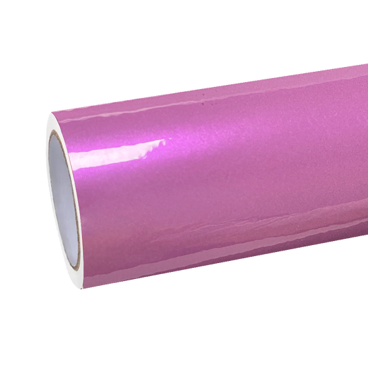 Gloss Metallic Liquid Pink Car Vinyl Wrap PET product image 2 - Veloro metallic vinyl wrap