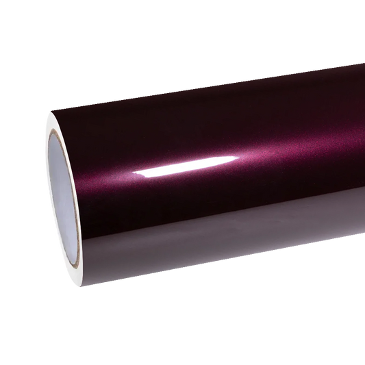 Gloss Metallic Plum Purple Car Vinyl Wrap PET