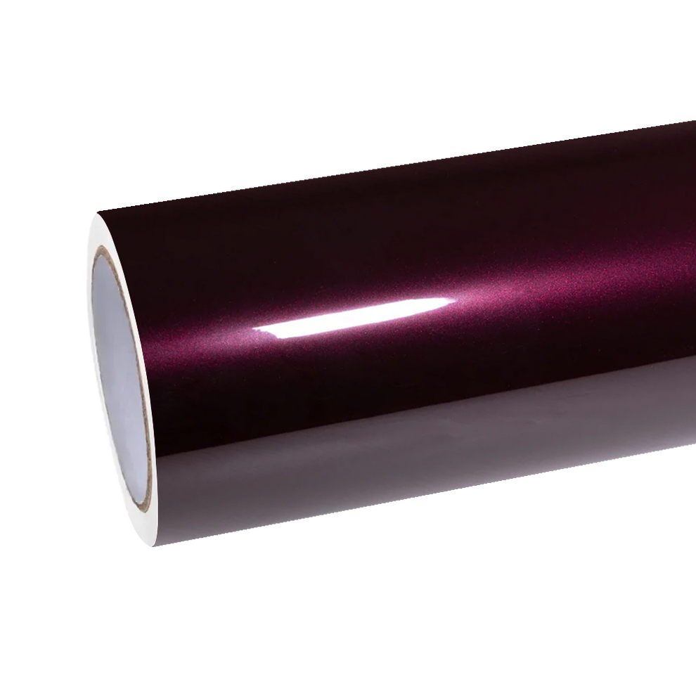 Gloss Metallic Plum Purple Car Vinyl Wrap PET