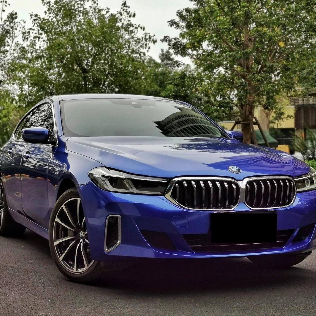 Gloss Metallic Portimand Blue Car Vinyl Wrap BMW PET product image 2 - Veloro metallic vinyl wrap