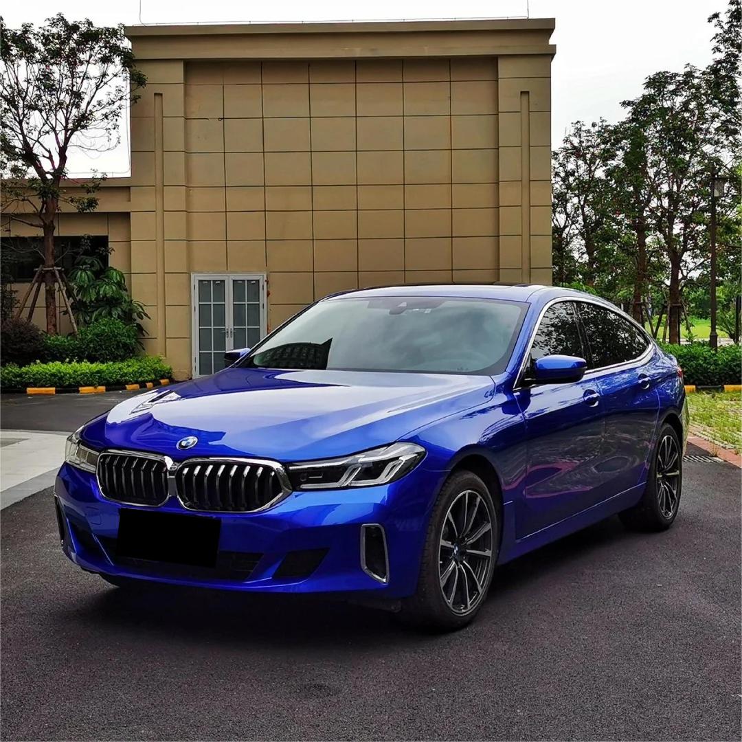 Gloss Metallic Portimand Blue Car Vinyl Wrap BMW PET product image 5 - Veloro metallic vinyl wrap