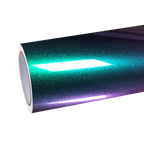 Gloss Metallic Chameleon Prasinous Green Car Vinyl Wrap PET