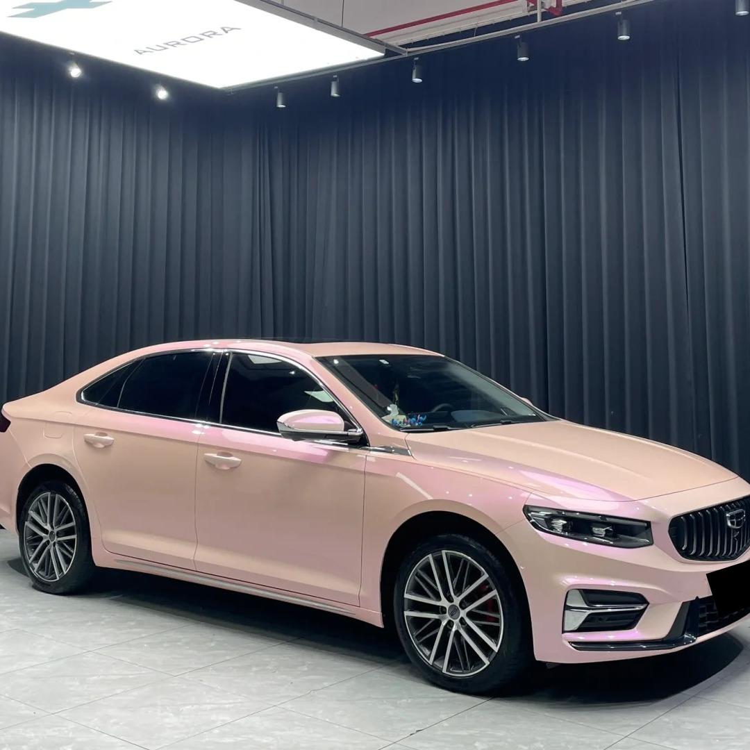 Gloss Metallic Purple Pink Car Vinyl Wrap PET product image 4 - Veloro metallic vinyl wrap