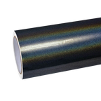 Gloss Metallic Rainbow Laser Black Car Vinyl Wrap PET product image 2 - Veloro metallic vinyl wrap