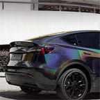 Gloss Metallic Rainbow Laser Black Car Vinyl Wrap PET product image 6 - Veloro metallic vinyl wrap