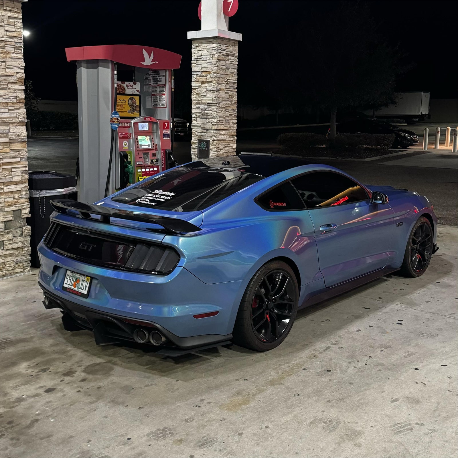 Gloss Metallic Rainbow Laser Blue Car Vinyl Wrap product image 11 - Veloro metallic vinyl wrap