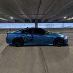 Gloss Metallic Rainbow Laser Blue Car Vinyl Wrap product image 3 - Veloro metallic vinyl wrap