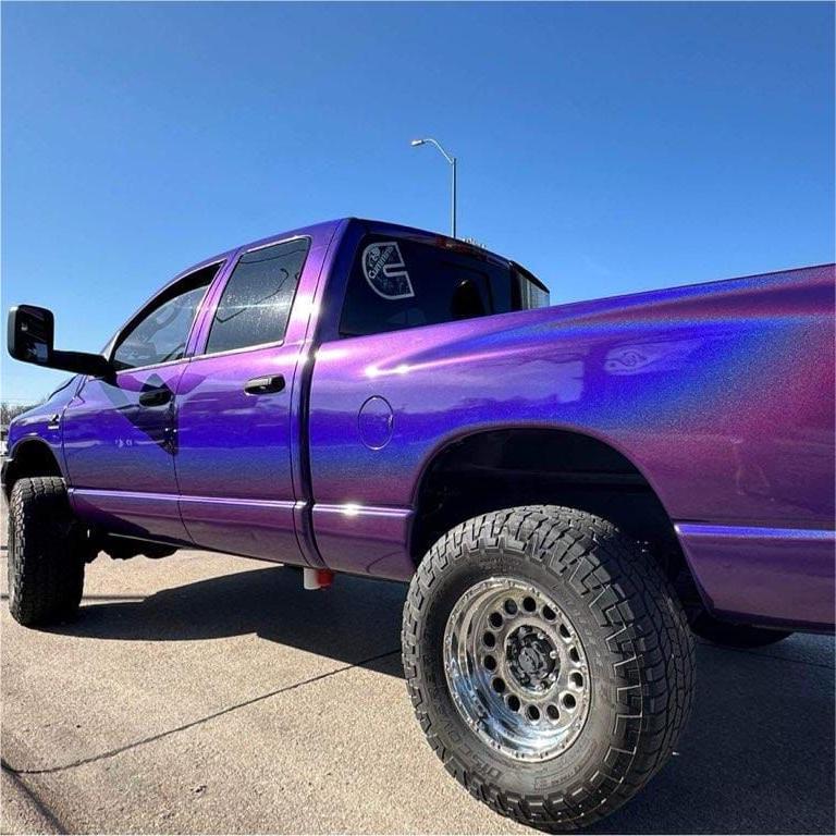 Gloss Metallic Rainbow Laser Dark Purple Car Vinyl Wrap product image 4 - Veloro metallic vinyl wrap