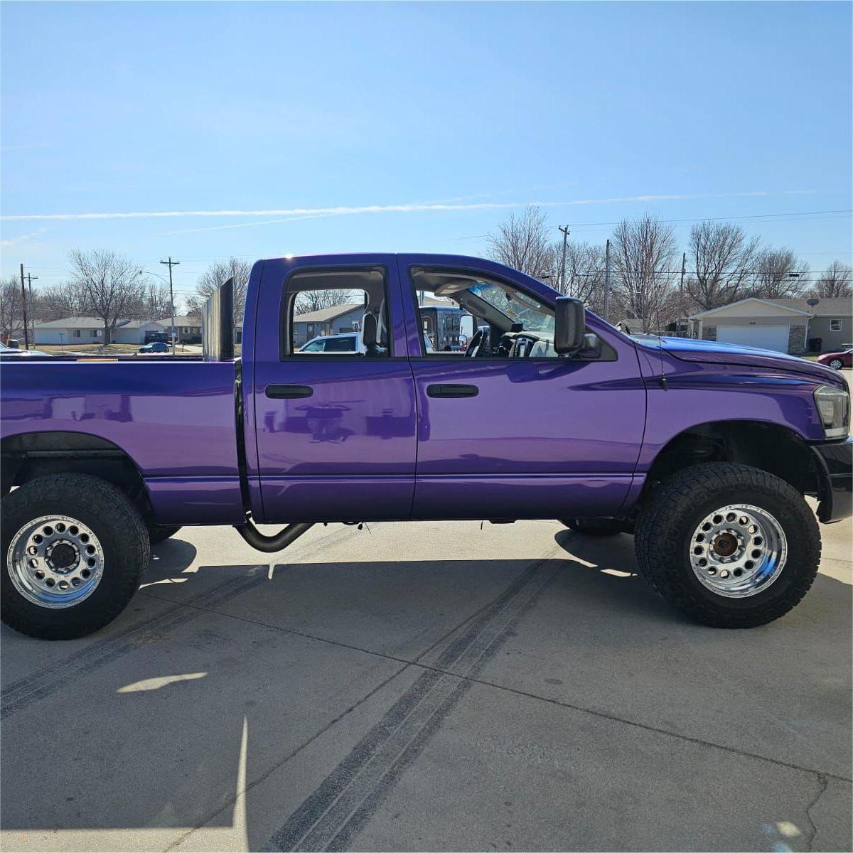 Gloss Metallic Rainbow Laser Dark Purple Car Vinyl Wrap product image 9 - Veloro metallic vinyl wrap