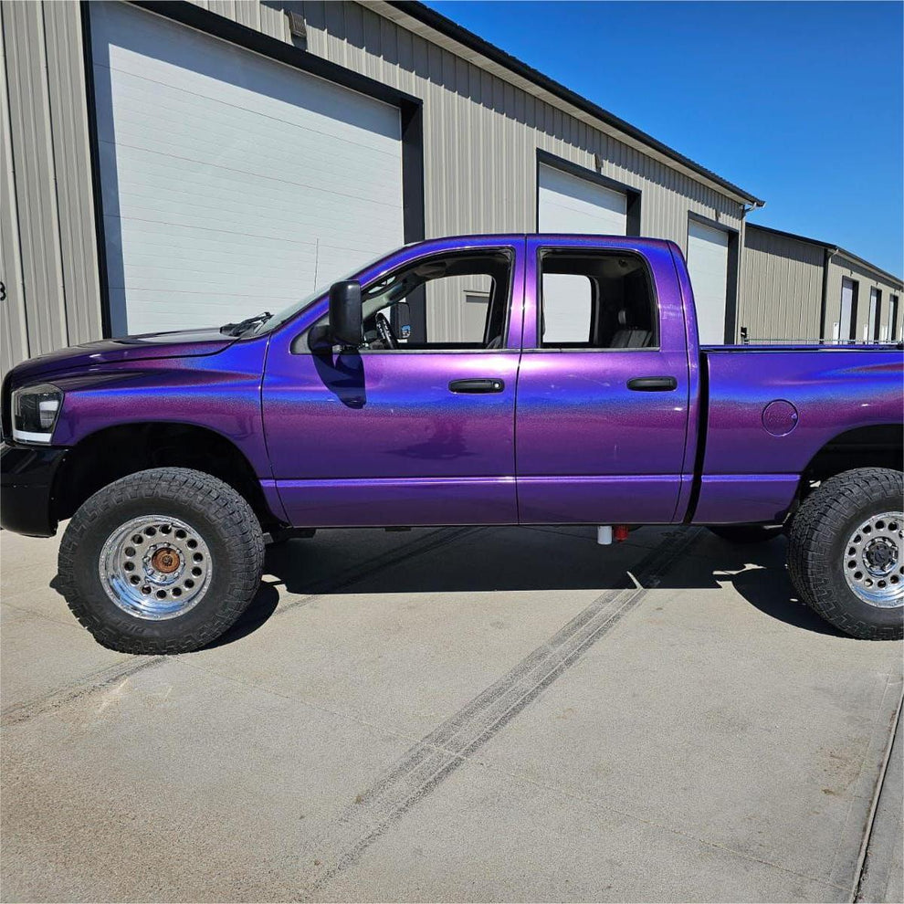 Gloss Metallic Rainbow Laser Dark Purple Car Vinyl Wrap product image 5 - Veloro metallic vinyl wrap