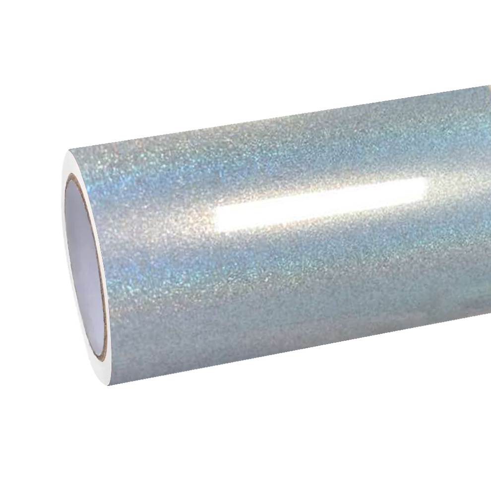 Gloss Metallic Rainbow Laser Ice Blue Car Vinyl Wrap PET