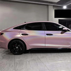 Gloss Metallic Rainbow Laser Light Pink Car Vinyl Wrap product image 7 - Veloro metallic vinyl wrap