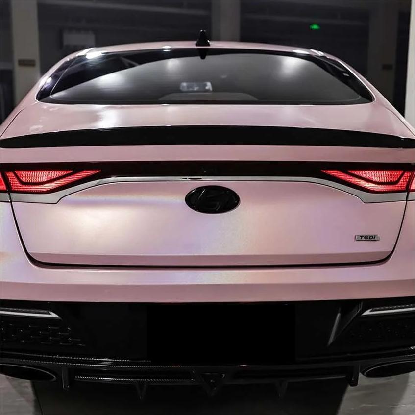 Gloss Metallic Rainbow Laser Light Pink Car Vinyl Wrap product image 8 - Veloro metallic vinyl wrap