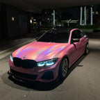 Gloss Metallic Rainbow Laser Pink Car Vinyl Wrap product image 9 - Veloro metallic vinyl wrap