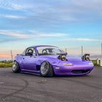 Gloss Metallic Rainbow Laser Purple Light Purple Car Vinyl Wrap product image 6 - Veloro metallic vinyl wrap