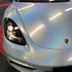 Gloss Metallic Rainbow Laser Sea Blue Car Vinyl Wrap product image 6 - Veloro metallic vinyl wrap