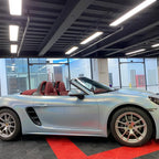 Gloss Metallic Rainbow Laser Sea Blue Car Vinyl Wrap product image 7 - Veloro metallic vinyl wrap